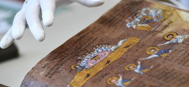 Rossano. Torna a casa il Codex Purpureus, meraviglia dell’Umanità
