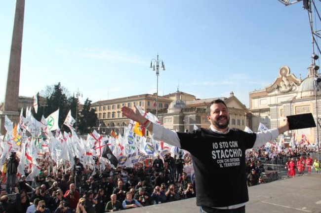 Manifestazione Lega, a Bologna anche gli attivisti di Cassano