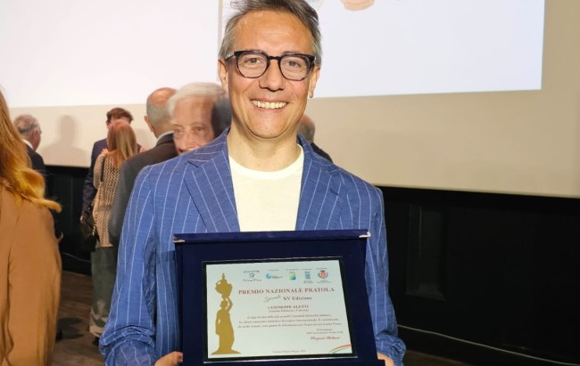 Rocca Imperiale. L’editore e poeta Giuseppe Aletti vince il Premio Pratola 2024