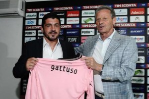 SOCCER: PALERMO'S COACH GATTUSO