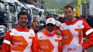 I Tre ufficiali di gara calabresi sul Circuito del Mugello nel GP d'Italia 2013