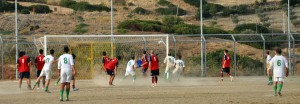 Il gol di Gaudiano del Francavilla contro il Serrapedace