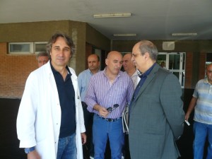 Antonio Addci (a sinistra e con il camice nella foto) è stato nominato responsabile per le problematiche di tipo igienico-organizzative del presidio ospedaliero di Trebisacce