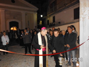 Taglio del nastro della nuovo Archivio Storico Diocesano e della Biblioteca Diocesana a Rossano