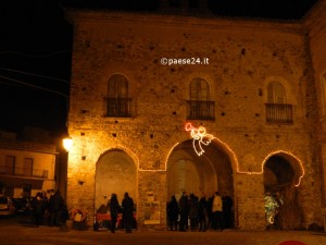 La chiesa di San Domenico durante una manifestazione ne corso del Natale 2013