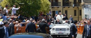 Arrivo del Papa in seminario