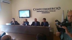 La presentazione, presso la sede di Confcommercio di Cosenza, del bando "Treno del Parco"