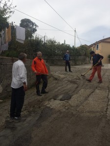 Le operazioni di manutenzione a Crosia