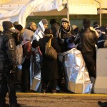 Immigrati accolti nel Porto di Corigliano Calabro (Foto Antonio Le Fosse)