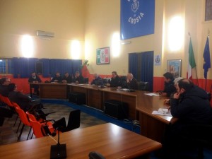 Uno dei momenti dell'assemblea dei  sindaci del Basso Jonio - Sila Greca