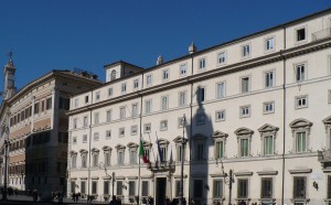 Palazzo Chigi a Roma, dove si riunisce il Cipe