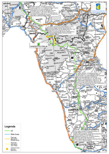 A3 - Mappa percorsi alternativi Laino Borgo-Mormanno